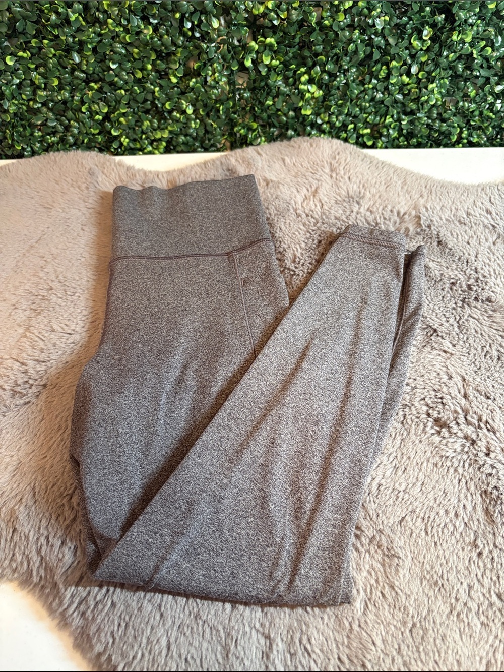 Athleta Heathered Gray High-Rise Leggings Size Small